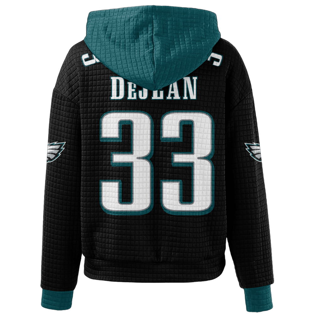 Unisex Philadelphia C.D 33 Waffle Hoodie