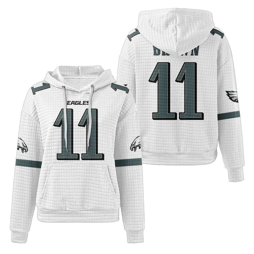 Unisex Philadelphia A.J.B 11 Waffle Hoodie