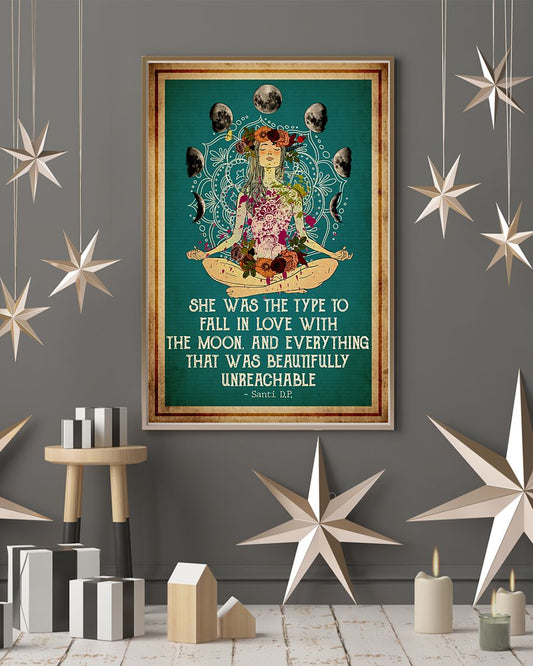 Yoga Life Peace Fall In Love - Vertical Poster - Owl Ohh