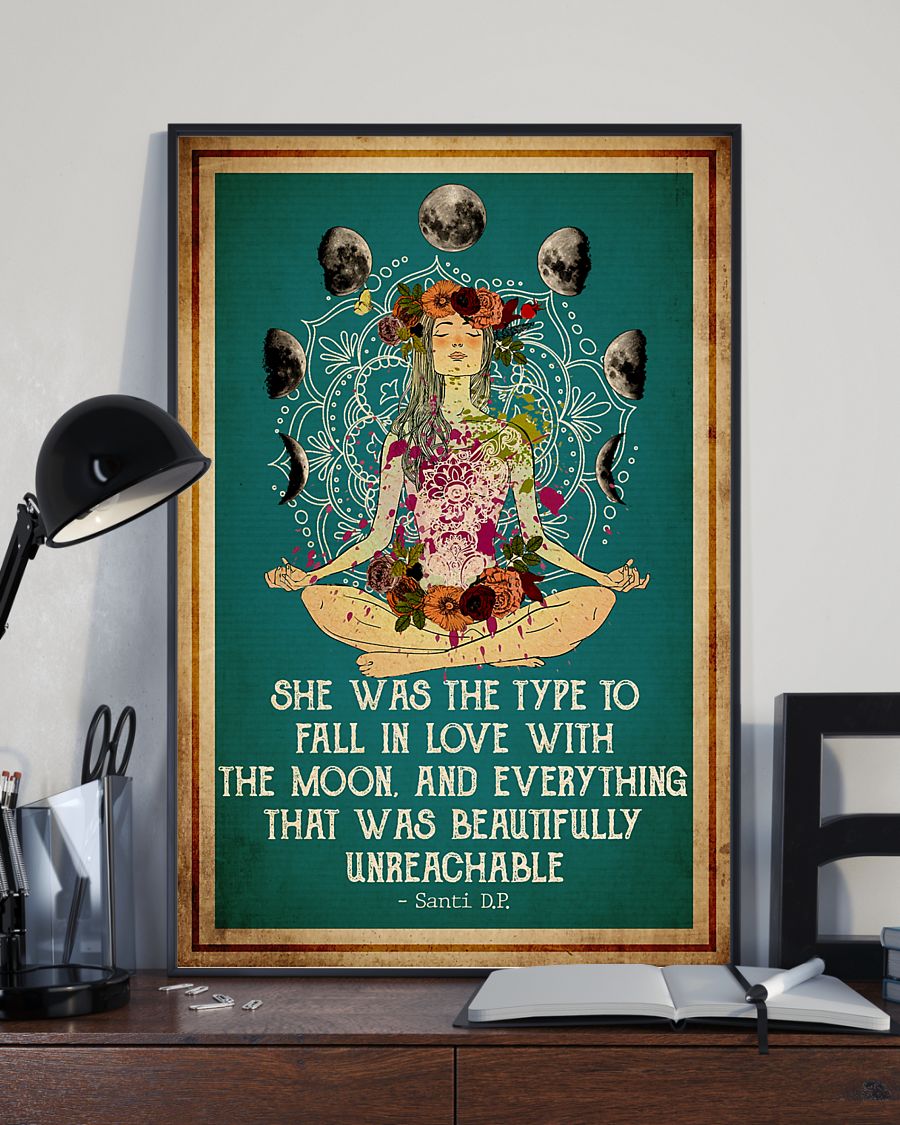 Yoga Life Peace Fall In Love - Vertical Poster - Owl Ohh