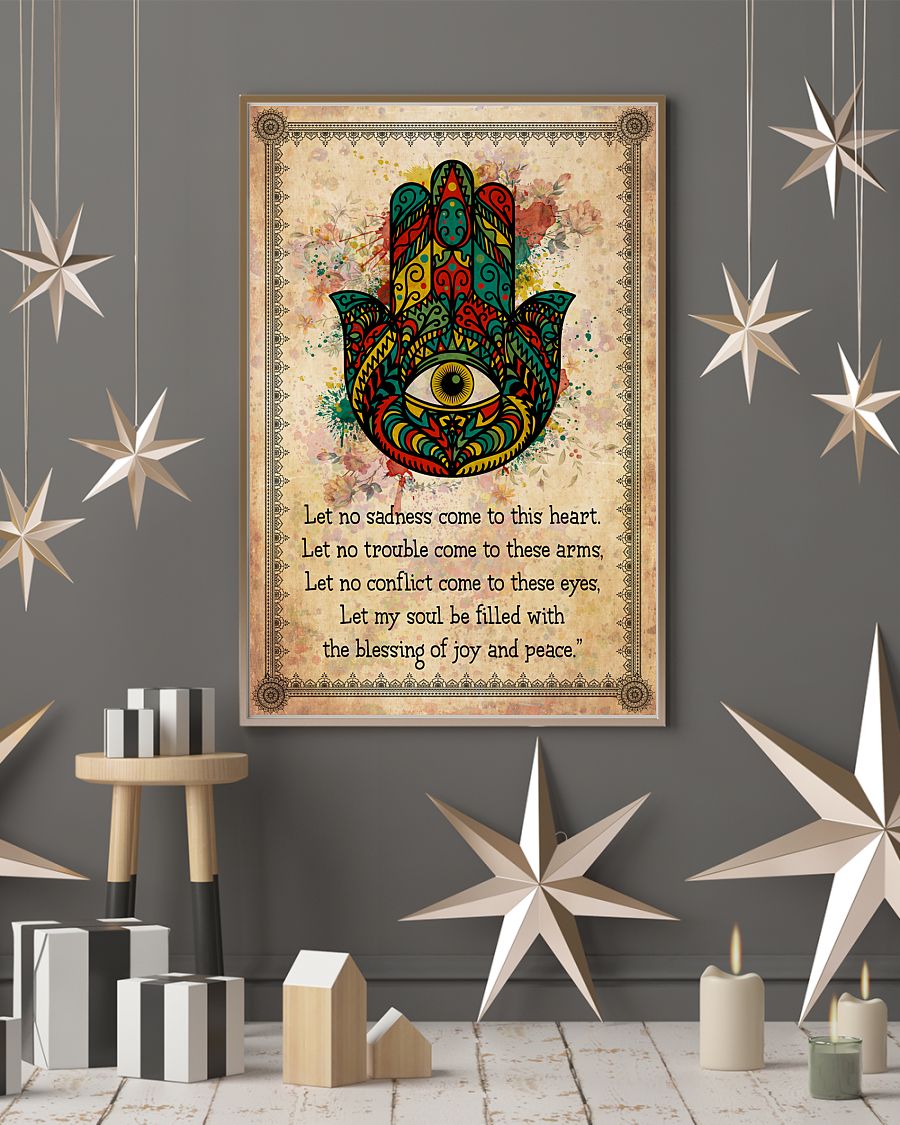 Yoga Less No Sadness come To This Heart - Vertical Poster - 5to9style