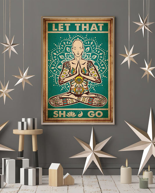 Yoga Be Strong In Life - Vertical Poster - Owl Ohh