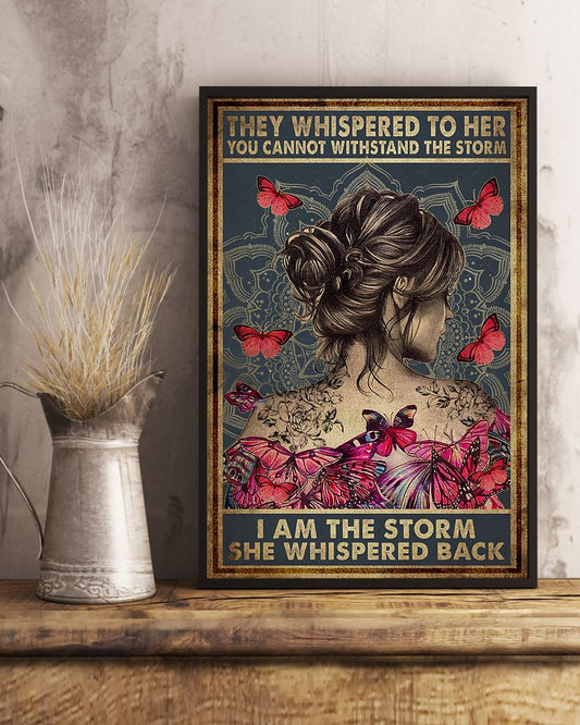 Yoga They Whispered To Her - Vertical Poster - Owl Ohh
