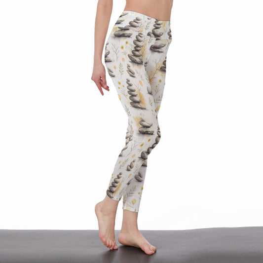 Zen Stones Infinite Harmony Flow Yoga High Waist Leggings | 5To9Style