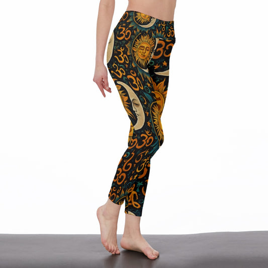 Twin Sun & Moon Mystic Harmony Glow Yoga High Waist Leggings | 5To9Style