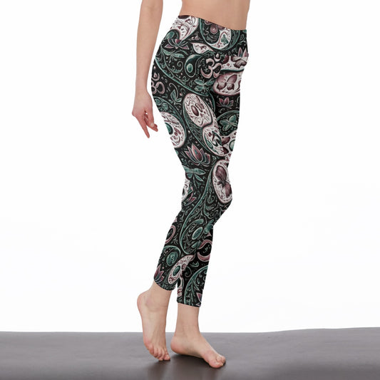 Yin Yang Variations Harmony Energy Flow Yoga High Waist Leggings | 5To9Style