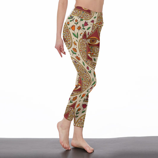 Third Eye Yoga Sacred Vision Flow Yoga High Waist Leggings | 5To9Style