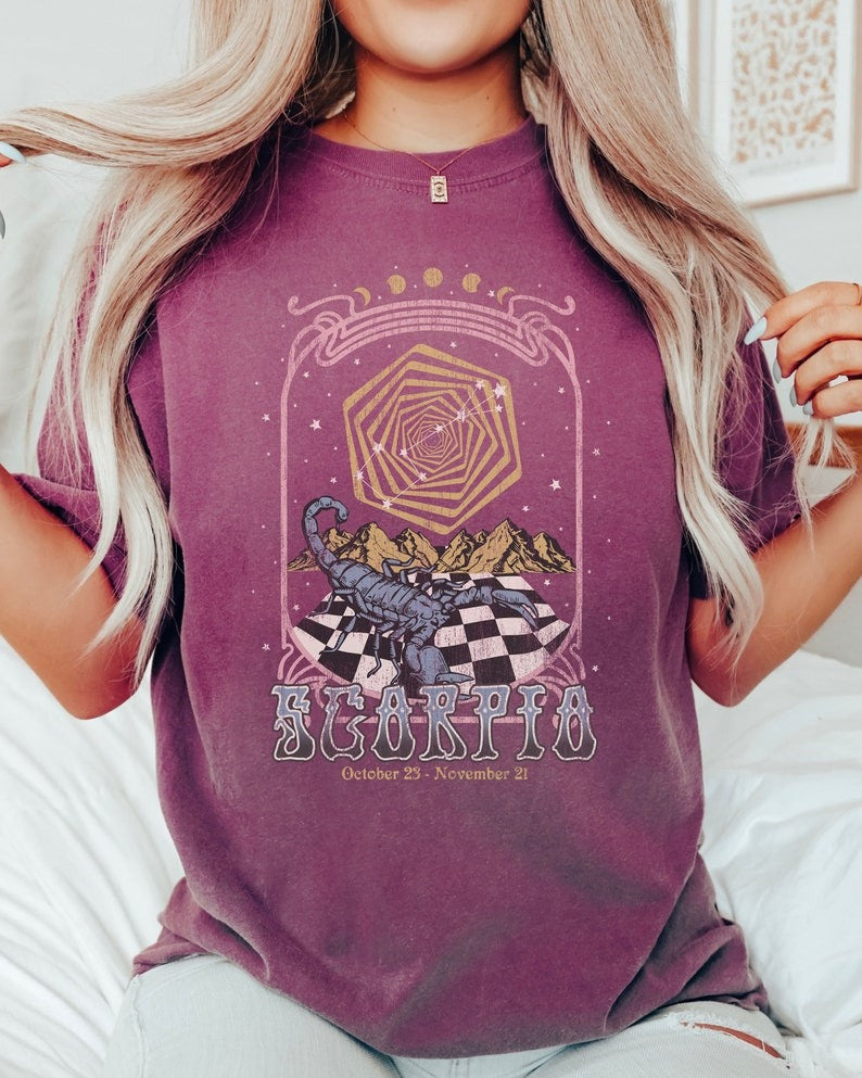 Zodiac Scorpio Astrology Graphic Classic Unisex T-Shirt | 5To9Style