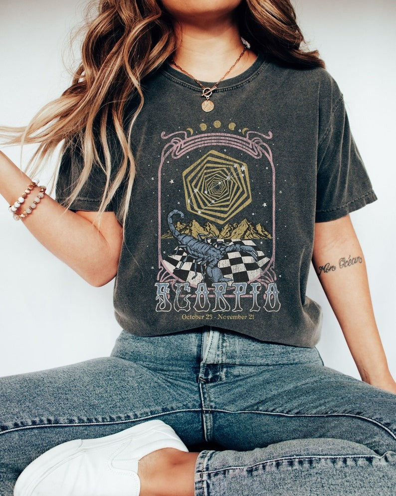 Zodiac Scorpio Astrology Graphic Classic Unisex T-Shirt | 5To9Style