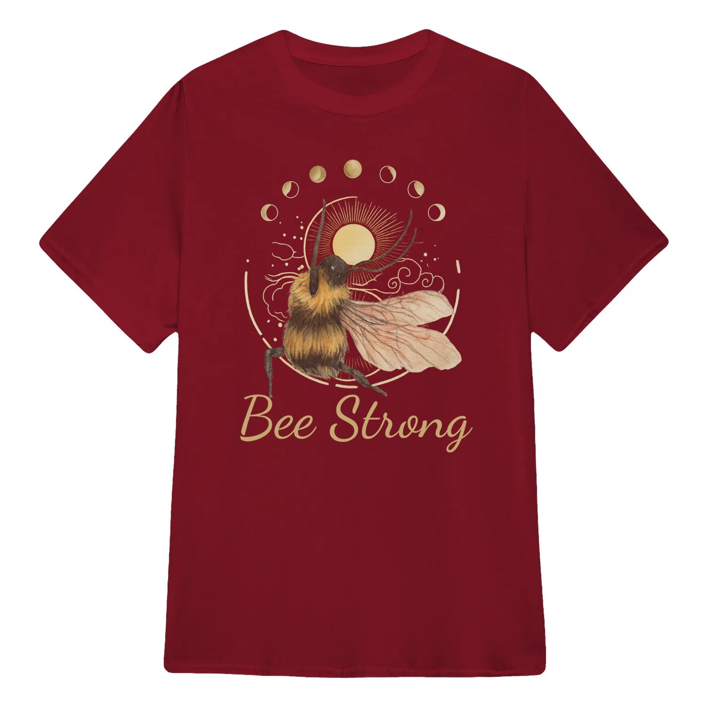 Bee Strong Moon Phase Chill Bee Yoga Classic Unisex T-Shirt | 5To9Style