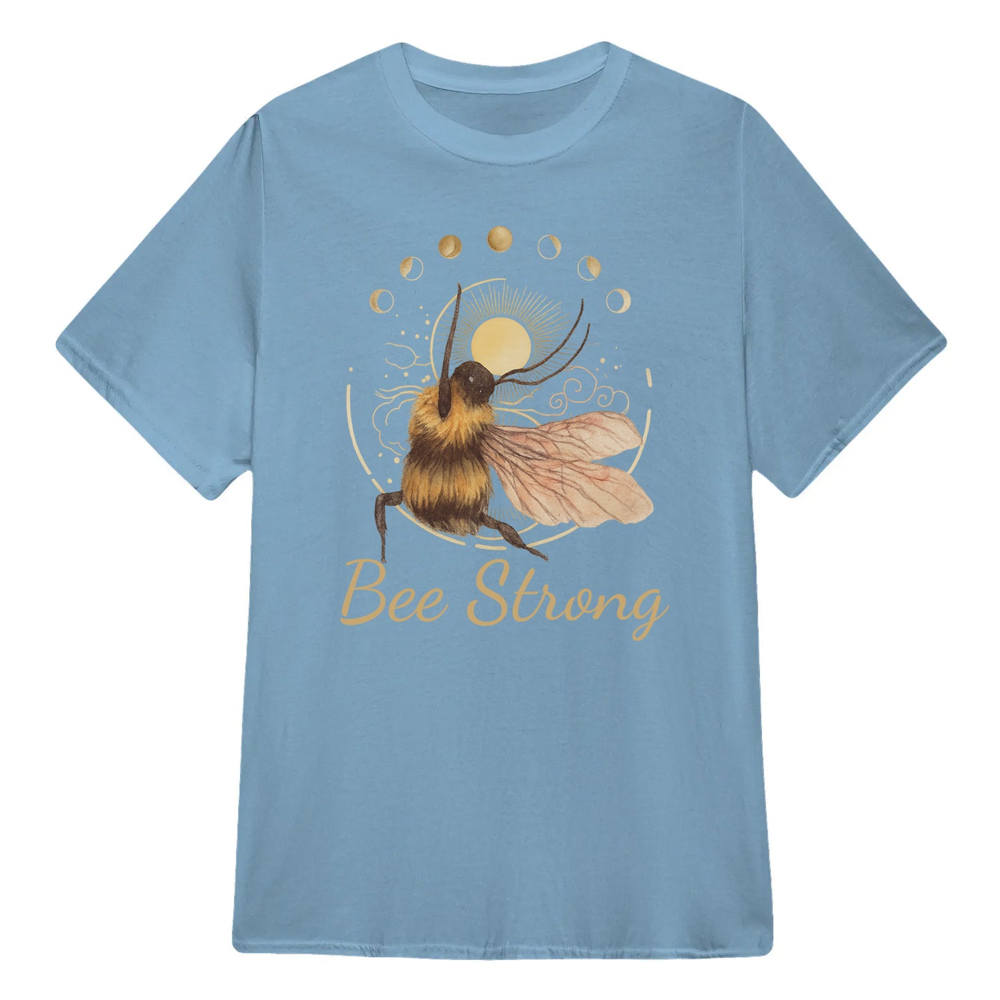 Bee Strong Moon Phase Chill Bee Yoga Classic Unisex T-Shirt | 5To9Style