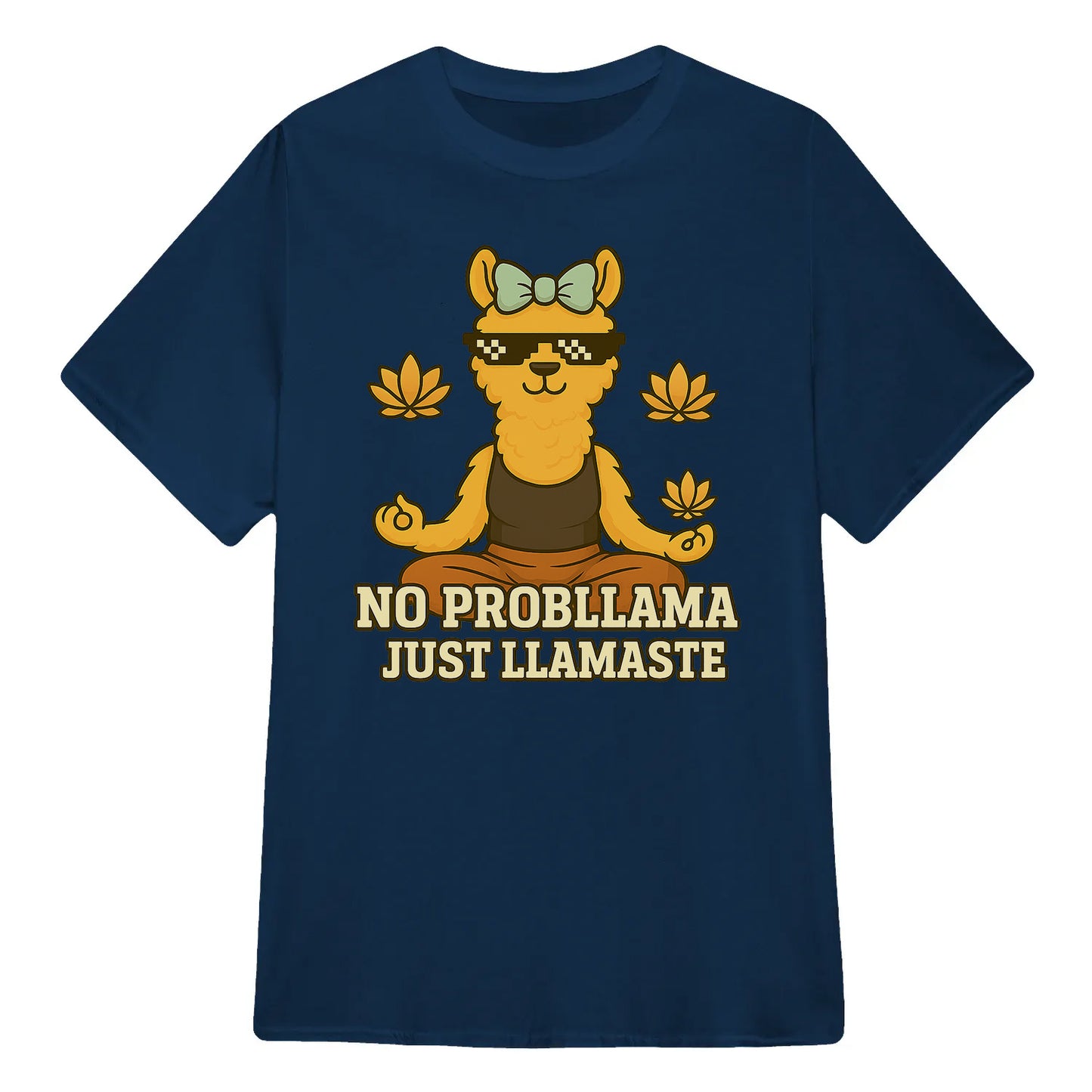 No Probllamaa Just Llamaste Chill Llama Yoga Classic Unisex T-Shirt | 5To9Style