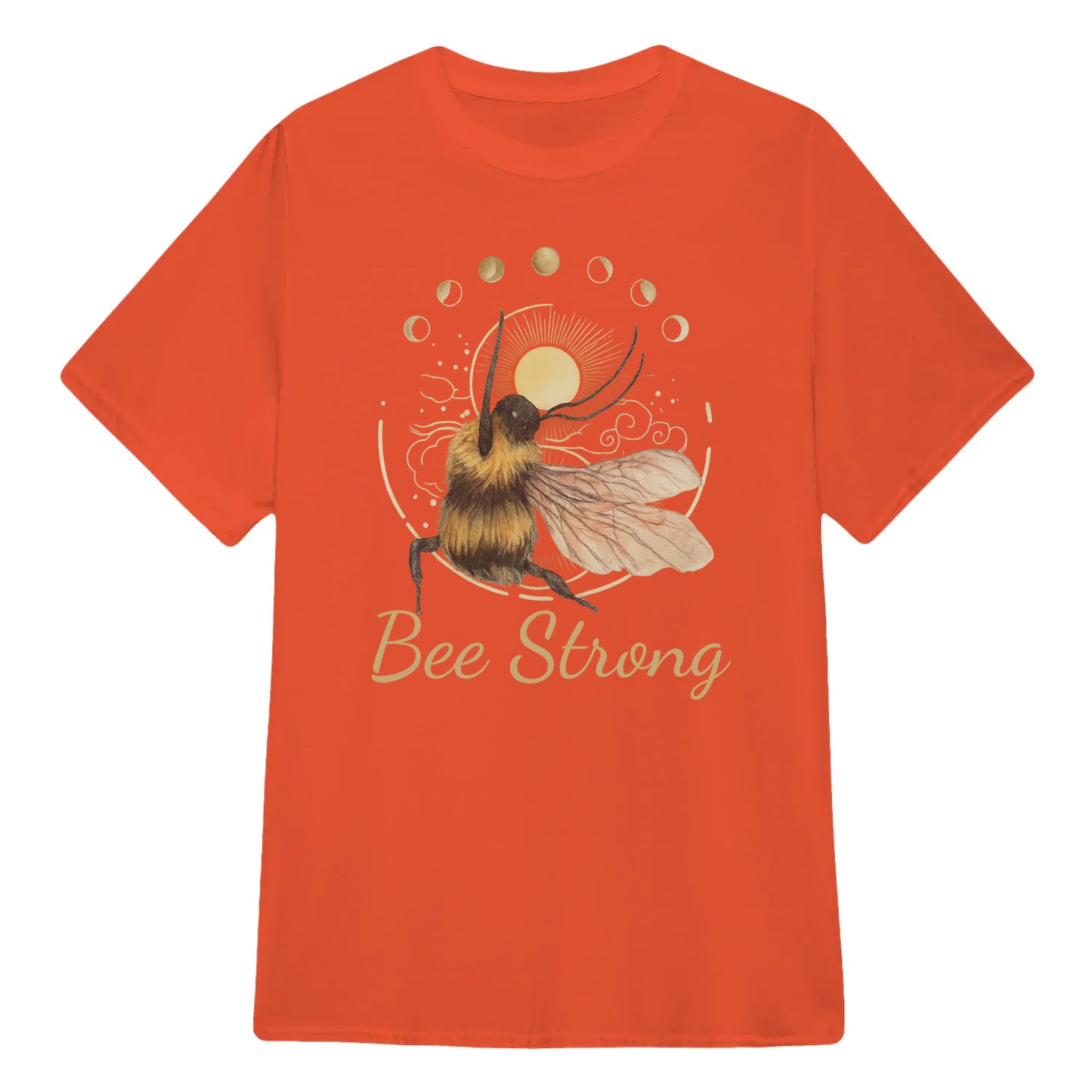 Bee Strong Moon Phase Chill Bee Yoga Classic Unisex T-Shirt | 5To9Style