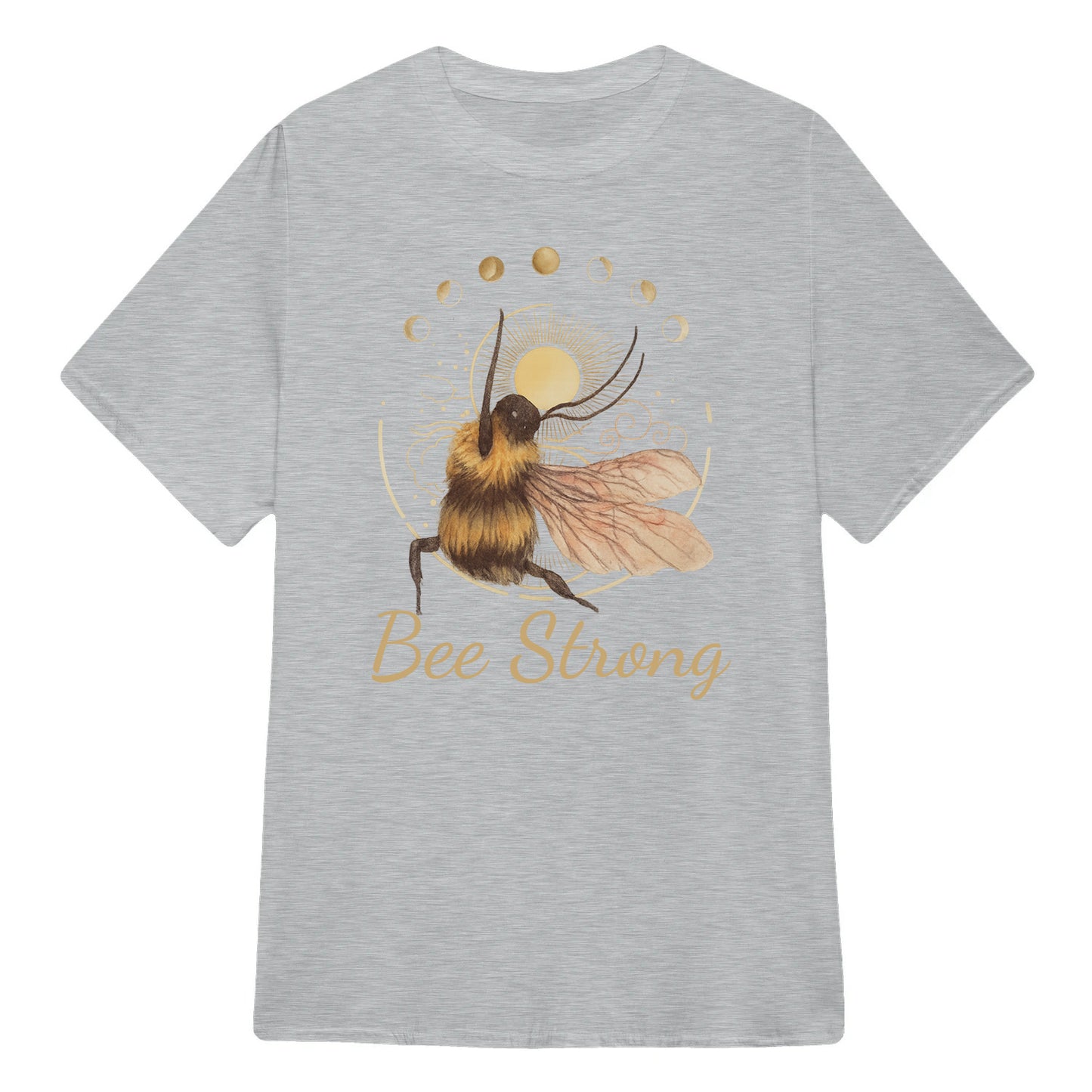 Bee Strong Moon Phase Chill Bee Yoga Classic Unisex T-Shirt | 5To9Style