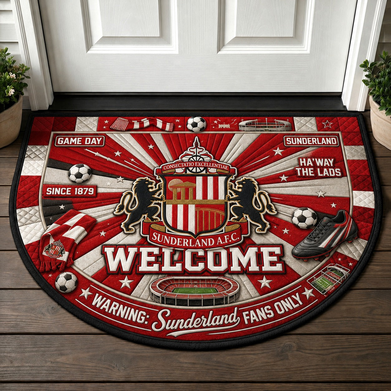 Premier League Football All Teams Custom Quilted Print Premium Welcome Mat – Personalized Baseball Doormat - 5to9style