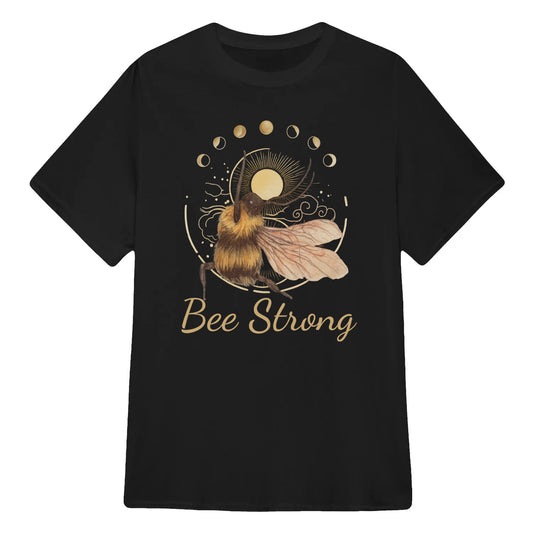Bee Strong Moon Phase Chill Bee Yoga Classic Unisex T-Shirt | 5To9Style