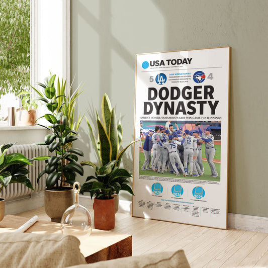 LAD Dynasty Front Page Wall Art