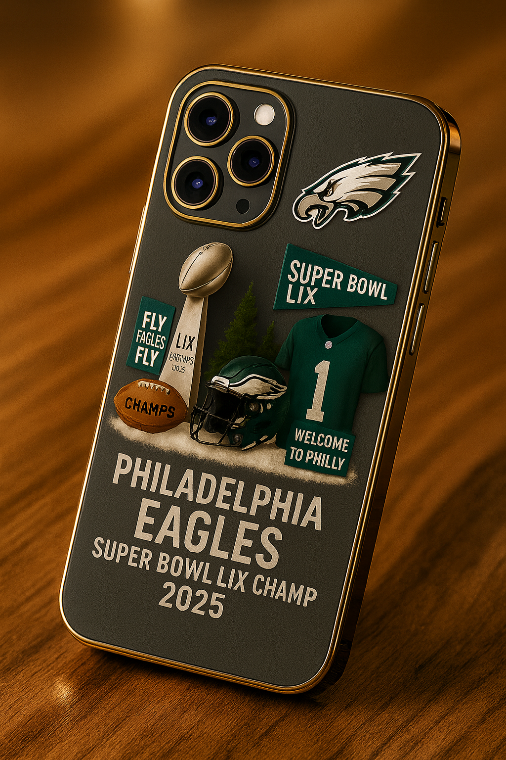 Football Phone Case P.Eagles Football Champion 2025 Phone Case