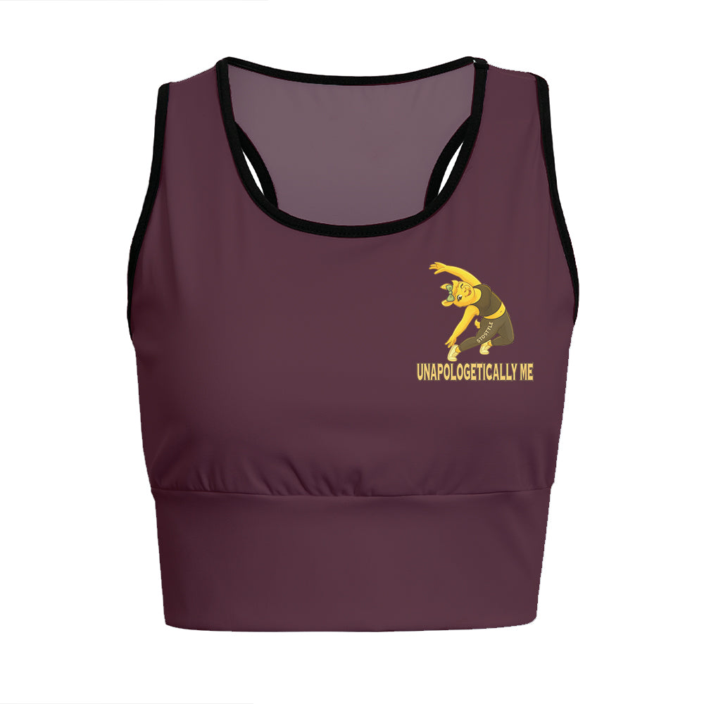 Unapologetically Me Chill Llama Yoga Women's Sports Bra