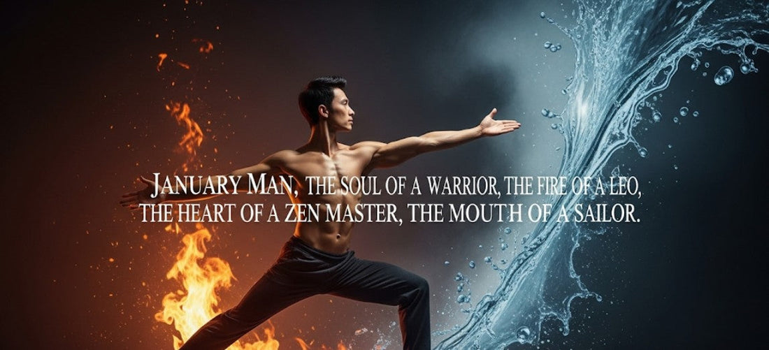 [Funny Yoga Quotes] January Man, The Soul of a Warrior, The Fire of a Leo, The Heart of a Zen Master, The Mouth of a Sailor | 5to9style