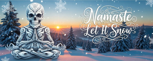 [Funny Yoga Quotes] NAMASTE LET IT SNOW | 5to9style