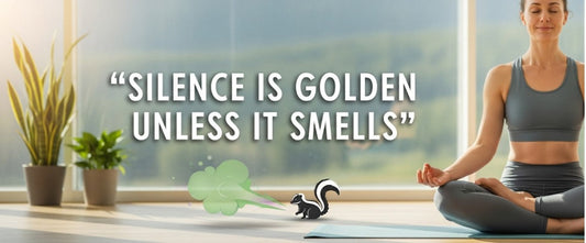 [Funny Yoga Quotes] Silence Is Golden Unless It Smells | 5to9style