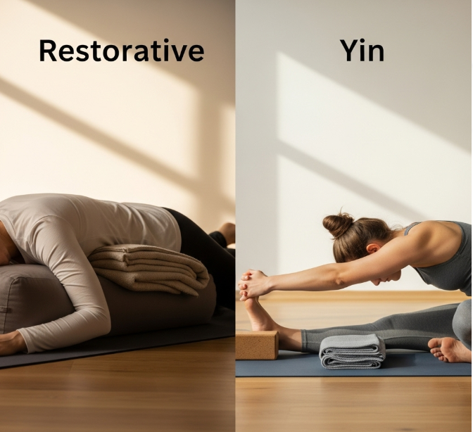 Differentiating Between Restorative Yoga and Yin Yoga - 5To9Style