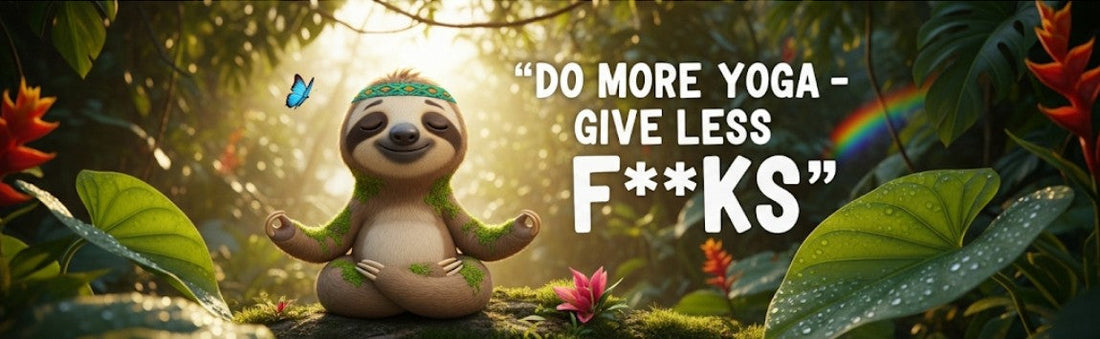 [Funny Yoga Quotes] Do More Yoga, Give Less F*cks | 5to9style