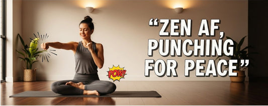 [Funny Yoga Quotes] Zen AF, Punching For Peace | 5to9style