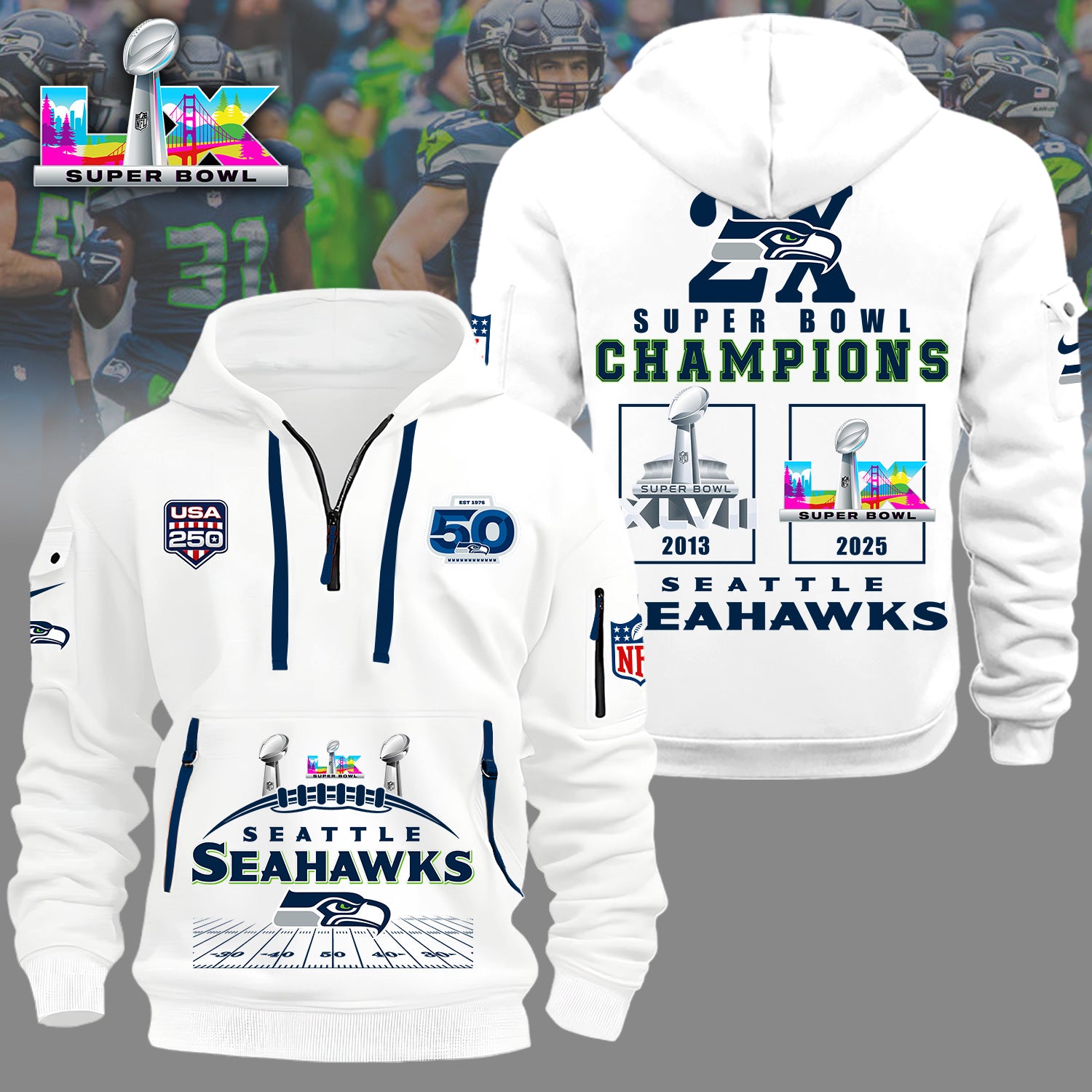 1A4LPC3SEA H115 Heavy Hoodie