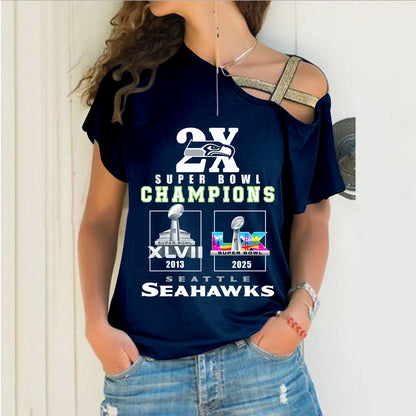 1A7LPC3SEA F26 Woman One Shoulder Shirt