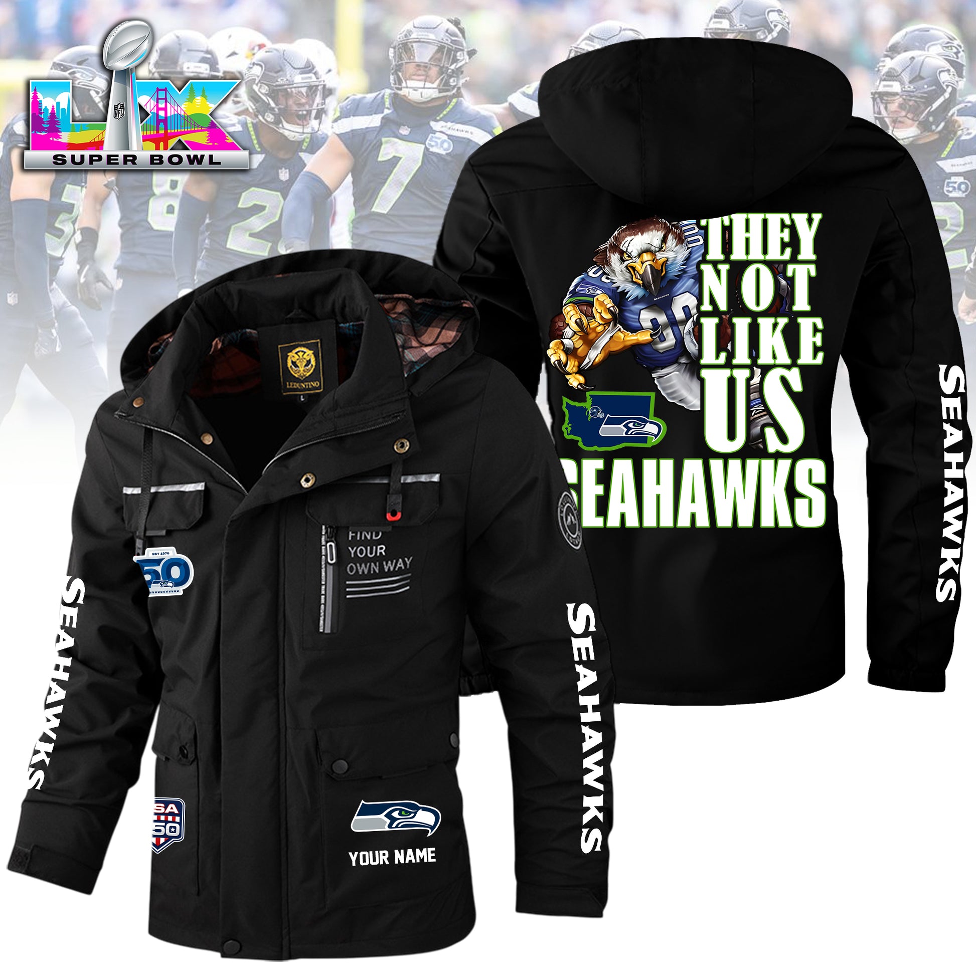 DXCLPC03SEA H315 Windbreaker Outdoor Jacket