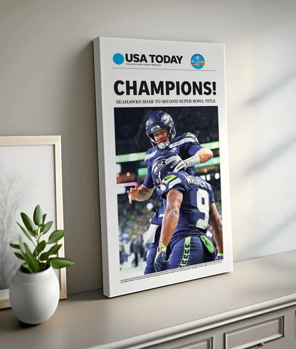 SH Football Champion LX 2026 Front Page Wall Art