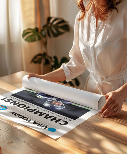 SH Football Champion LX 2026 Front Page Wall Art