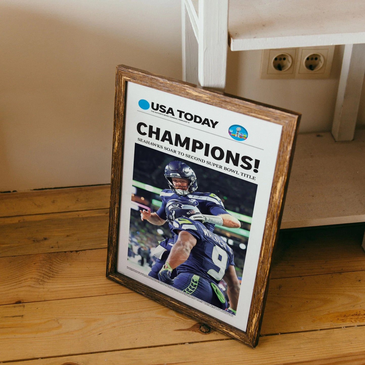 SH Football Champion LX 2026 Front Page Wall Art