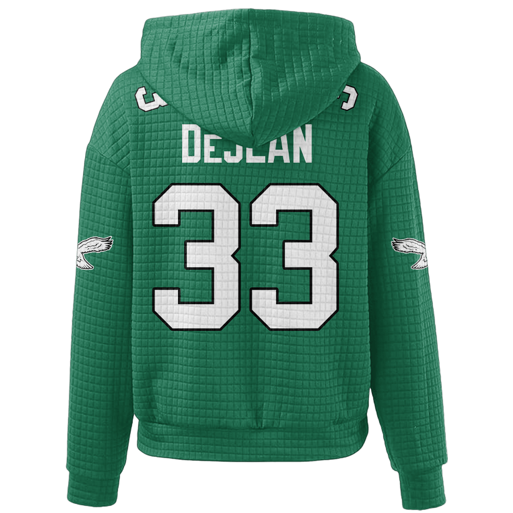Unisex Philadelphia C.D 33 Waffle Hoodie