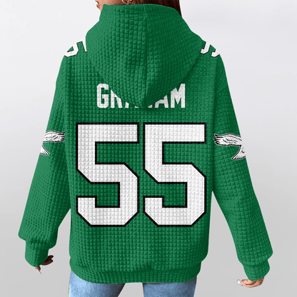 Unisex Philadelphia B.G 55 Waffle Hoodie
