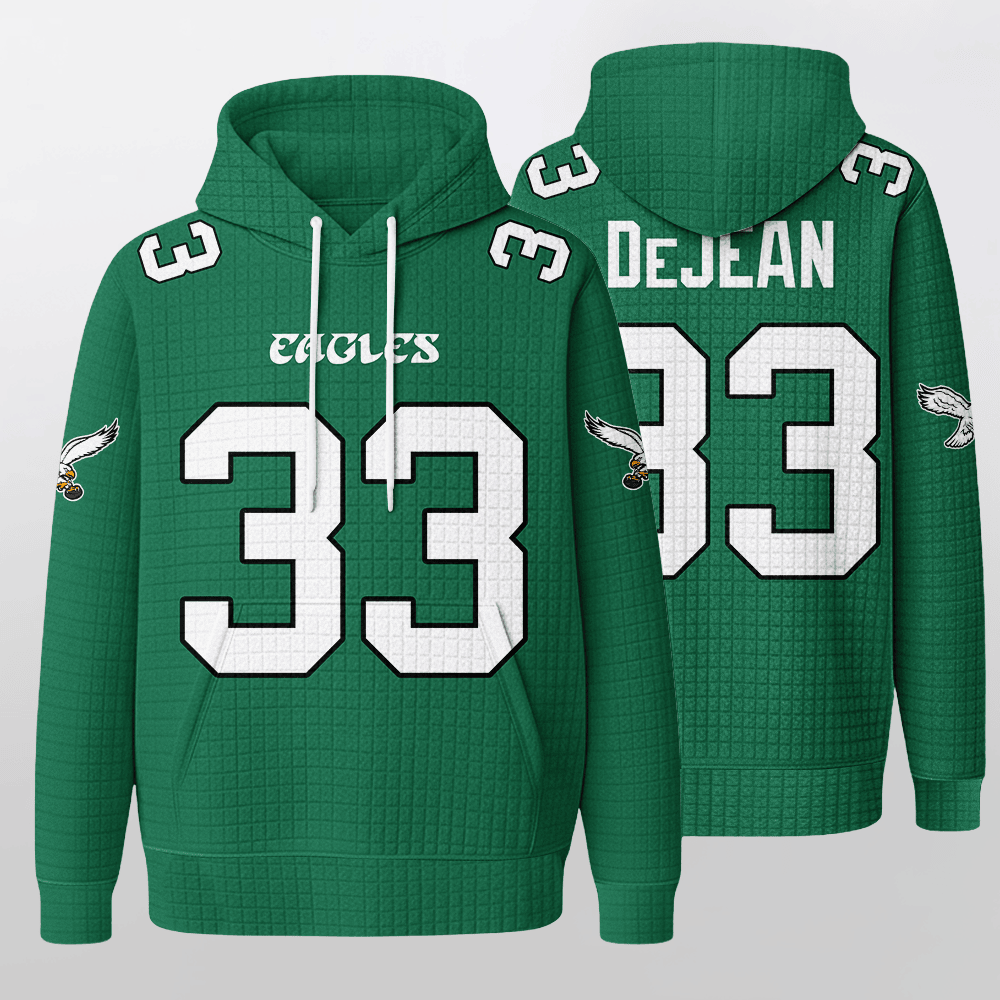 Unisex Philadelphia C.D 33 Waffle Hoodie