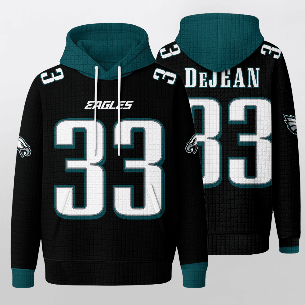 Unisex Philadelphia C.D 33 Waffle Hoodie