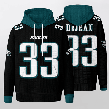 Unisex Philadelphia C.D 33 Waffle Hoodie