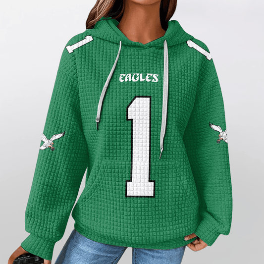 Autographed Unisex Philadelphia J.H 1 Waffle Hoodie