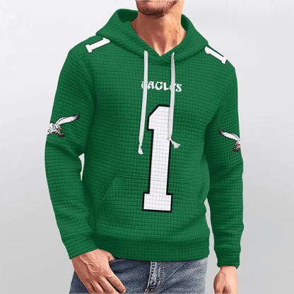 Autographed Unisex Philadelphia J.H 1 Waffle Hoodie