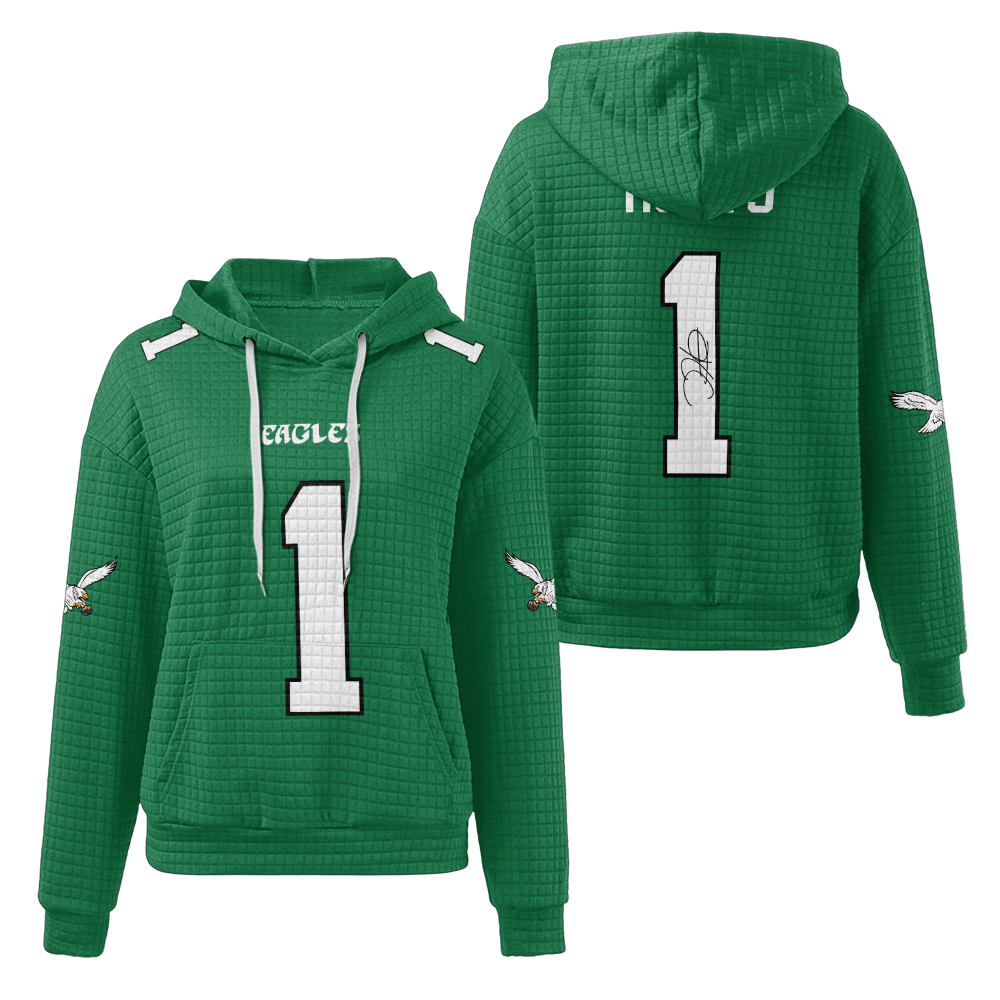 Autographed Unisex Philadelphia J.H 1 Waffle Hoodie