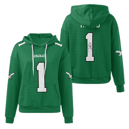Autographed Unisex Philadelphia J.H 1 Waffle Hoodie