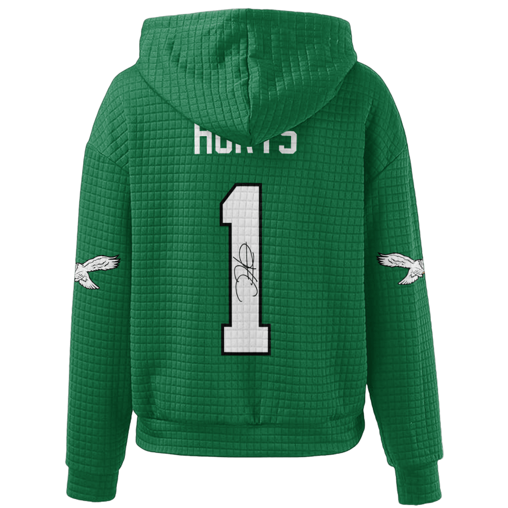 Autographed Unisex Philadelphia J.H 1 Waffle Hoodie