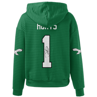 Autographed Unisex Philadelphia J.H 1 Waffle Hoodie