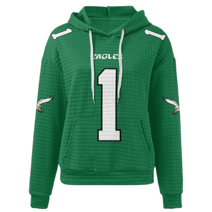 Autographed Unisex Philadelphia J.H 1 Waffle Hoodie