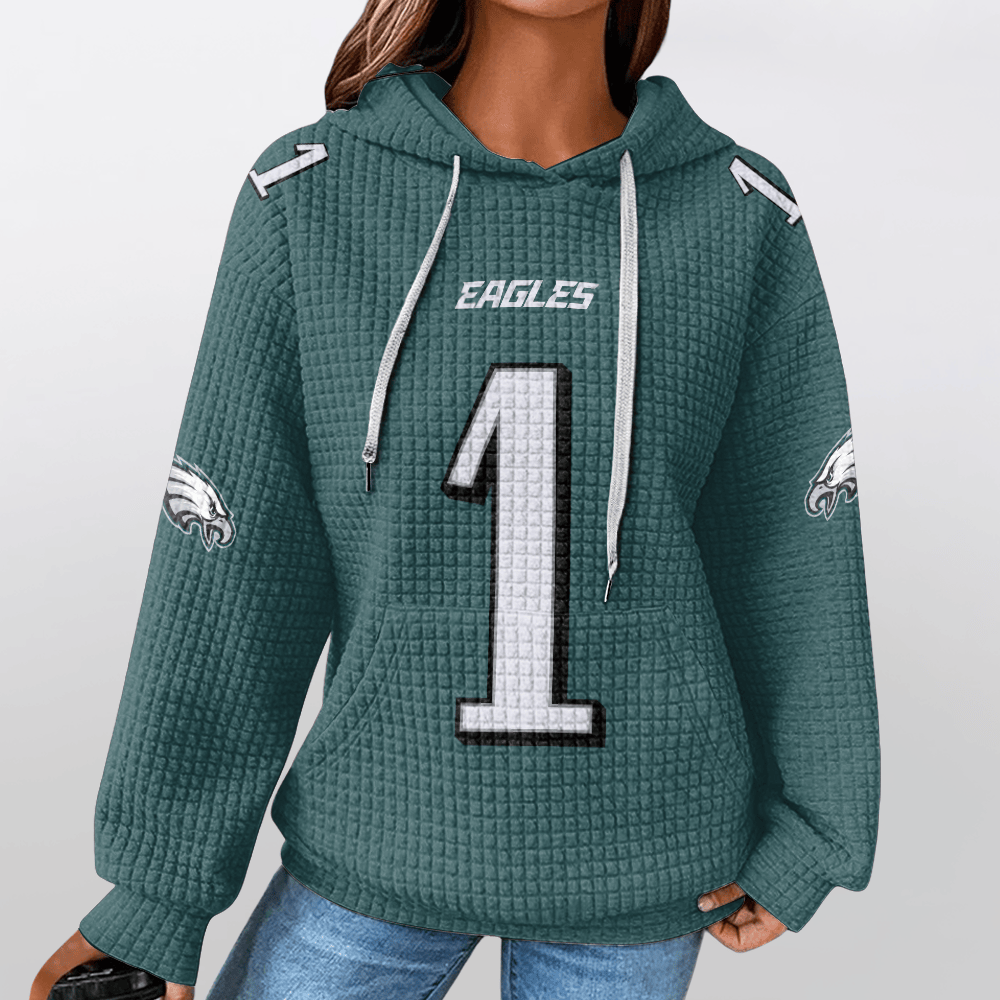 Autographed Unisex Philadelphia J.H 1 Waffle Hoodie