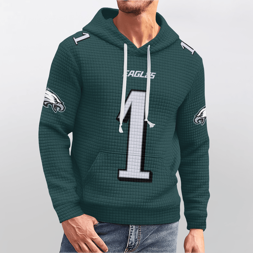 Autographed Unisex Philadelphia J.H 1 Waffle Hoodie