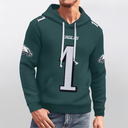 Autographed Unisex Philadelphia J.H 1 Waffle Hoodie